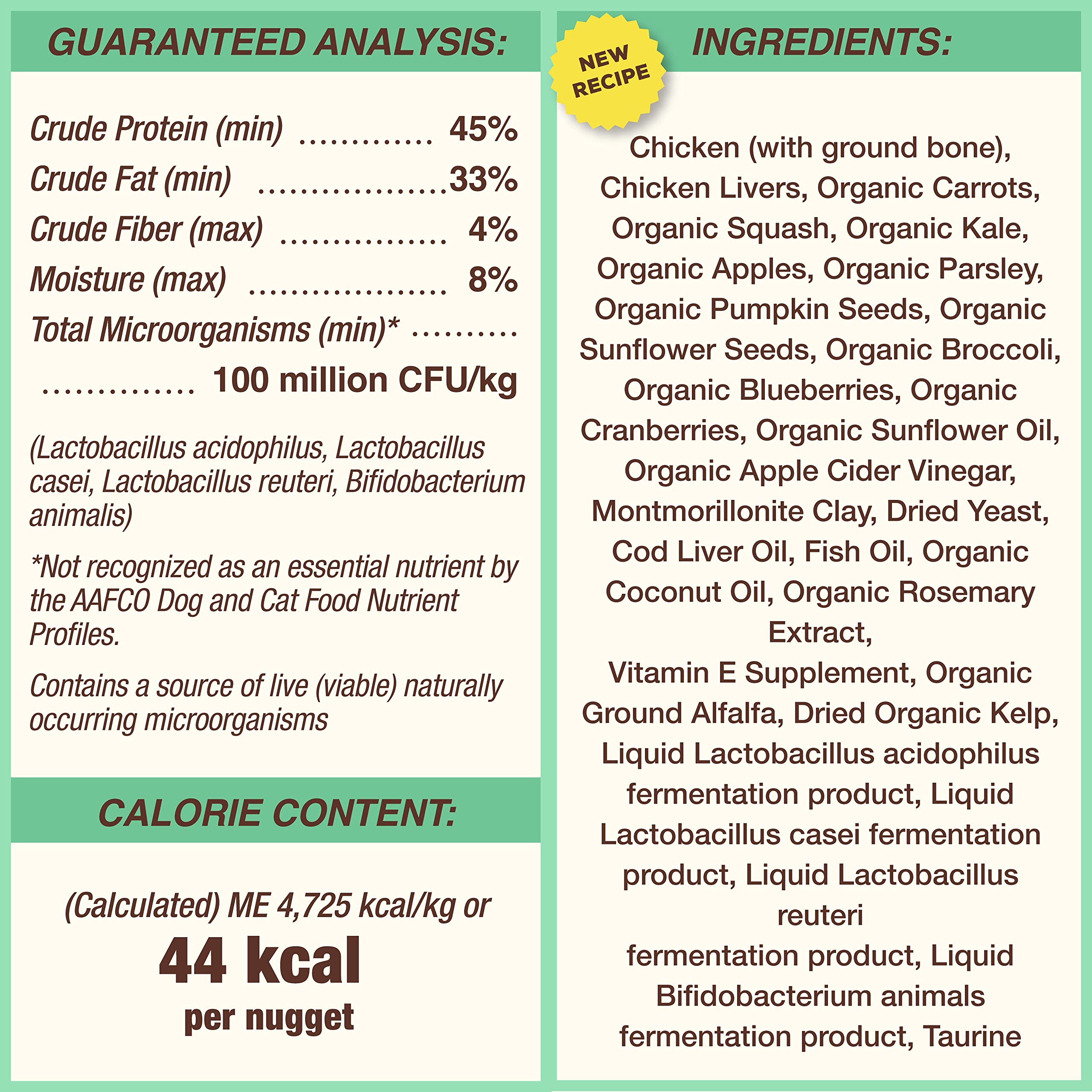 Primal Freeze Dried Raw Dog Food Nuggets, Chicken, Complete & Balanced Meal, Also Use as Topper or Treat, Premium, Healthy, Grain Free, High Protein Raw Dog Food, 5.5 oz