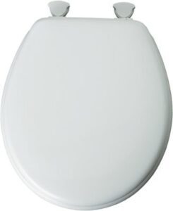 mayfair 44eca-000 white enamel toilet seat