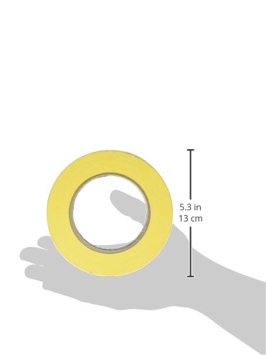 3M Performance Yellow Masking Tape, 2 Inches x 60 Yards, Yellow - 1462003