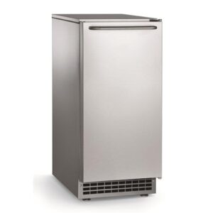 scotsman cu50ga undercounter gourmet cube ice maker with bin and gravity drain, 64 lb/24 hr, air cooled, 115v/60/1-ph