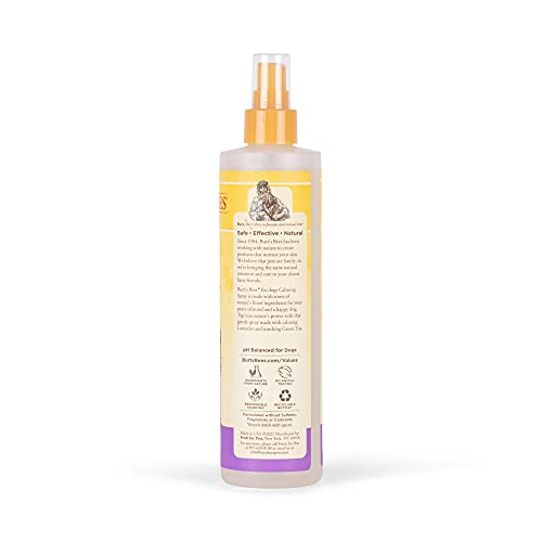 Burt's Bees for Pets Calming Spray with Lavender and Green Tea, Naturally Derived Dog Spray for All Dogs to Calm and Soothe, 10 Fl Oz Dog Spray - Made in the USA