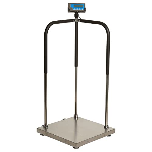 Brecknell MS140-300, Portable Medical Electronic Handrail Scale, 660 lb x 0.2 lb