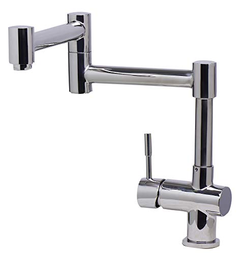 Alfi AB2038-PSS Kitchen Faucet, 12.13"H, Silver/Pewter