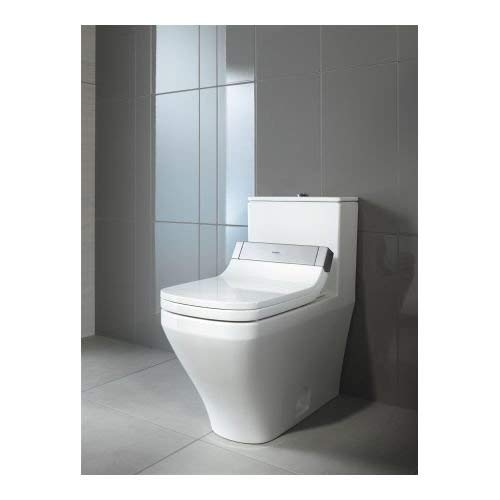 Duravit 610001001001300 Sensowash Stack C, 1/2-Inch, Concealed Connection, White Bidet Seat, Medium