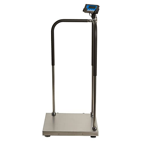 Brecknell MS140-300, Portable Medical Electronic Handrail Scale, 660 lb x 0.2 lb