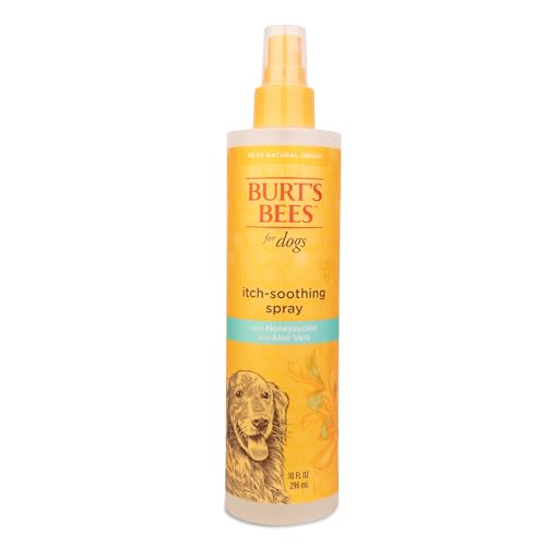 Burt's Bees for Pets Naturally Derived Itch Soothing Spray with Honeysuckle - Best Anti-Itch Spray for Dogs With Itchy Skin - Cruelty Free, Formulated without Sulfates and Parabens, 10 Fl Oz