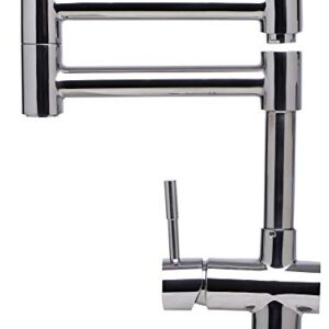 Alfi AB2038-PSS Kitchen Faucet, 12.13"H, Silver/Pewter