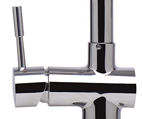 Alfi AB2038-PSS Kitchen Faucet, 12.13"H, Silver/Pewter