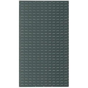 Global Industrial Steel Louvered Wall Panel Without Bins, 36x61