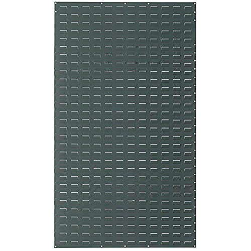 Global Industrial Steel Louvered Wall Panel Without Bins, 36x61