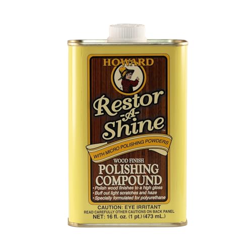 Howard RS0016 Restor-A-Shine Wood Finish Polishing Compound - 16 oz