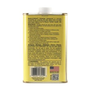 Howard RS0016 Restor-A-Shine Wood Finish Polishing Compound - 16 oz