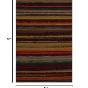 Mohawk Home Avenue Stripe Area Rug, 5'x8', Multi