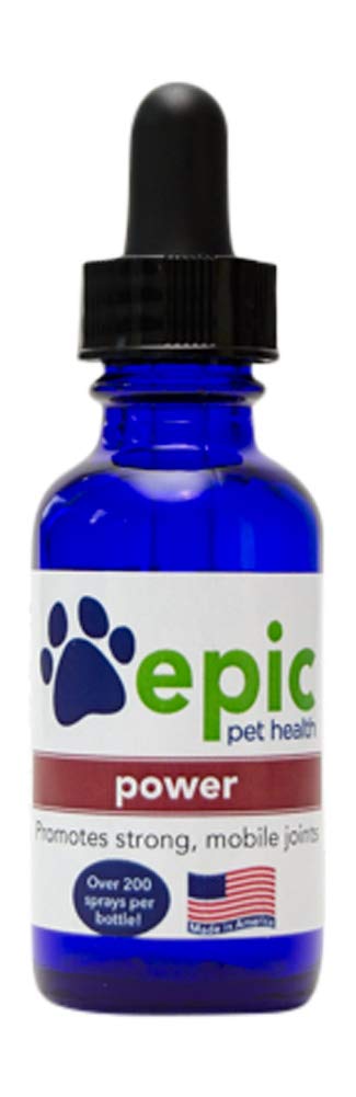 Epic Pet Health Power - All Natural Liquid Supplement for Aging Pets- Promotes Strong, Mobile Joints Naturally (Dropper, 2 Ounce)