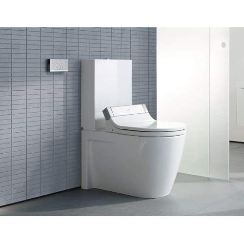 Duravit 610001001001300 Sensowash Stack C, 1/2-Inch, Concealed Connection, White Bidet Seat, Medium