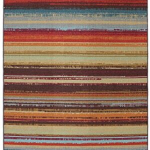 Mohawk Home Avenue Stripe Area Rug, 5'x8', Multi