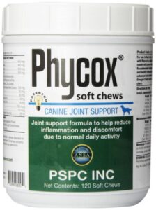 phycox 120 count joint support soft chew for dogs 2 pack (240 chews)