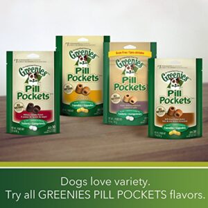 Greenies Pill Pockets Soft Dog Treats, Hickory Smoke, Tablet, 3.2 Oz. (Pack Of 6)