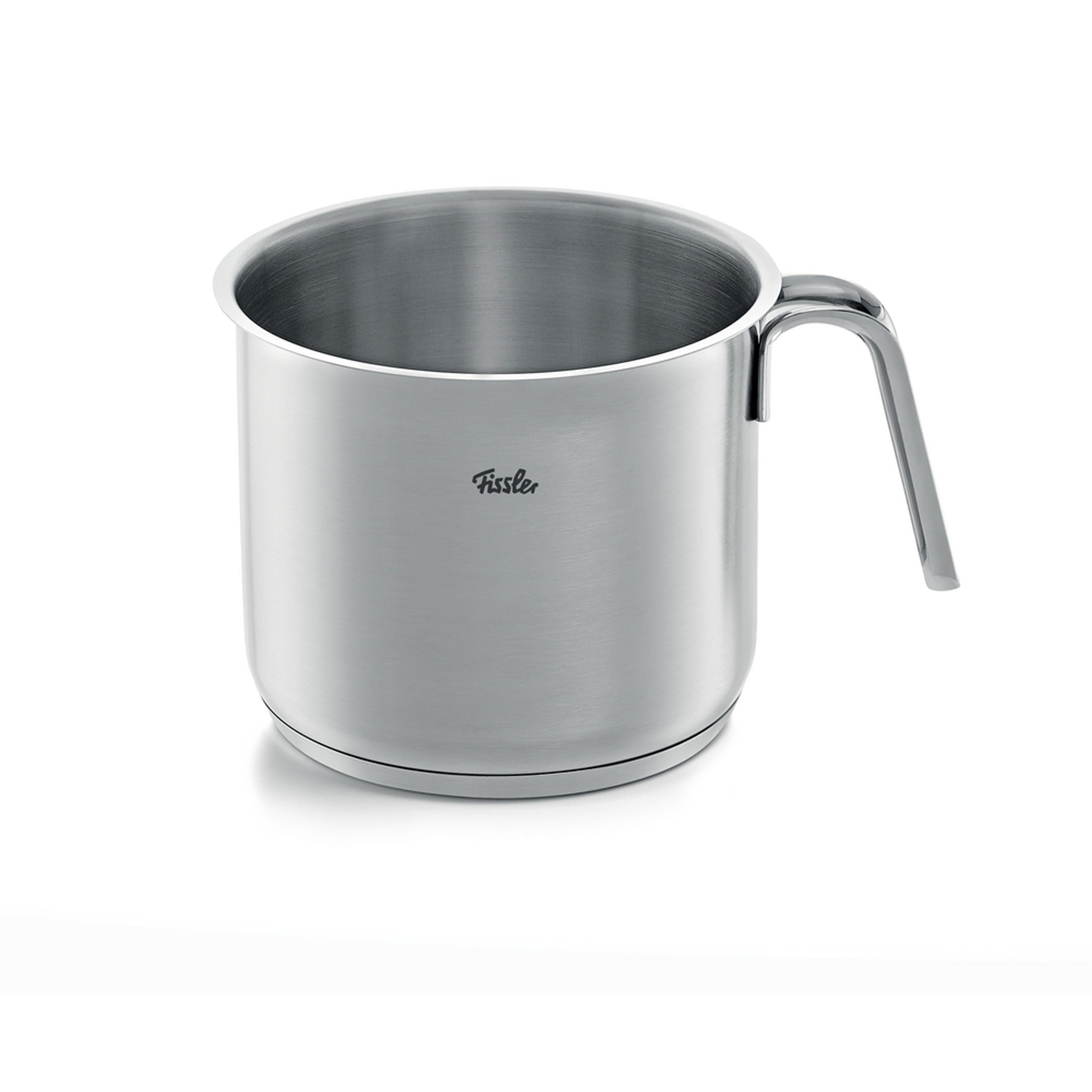 Fissler Sveto/Stainless Steel Milk Pot (1.5 L, Diameter 14 cm) Small Cooking Pot, Uncoated, Gas Hob, Induction, Silver