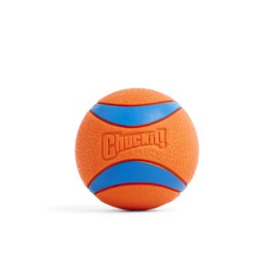 chuckit! ultra ball dog toy - size xl - for dogs 100+ lbs - made from durable rubber - super bouncy - floats in water - 3.5-inch diameter - pack of 1