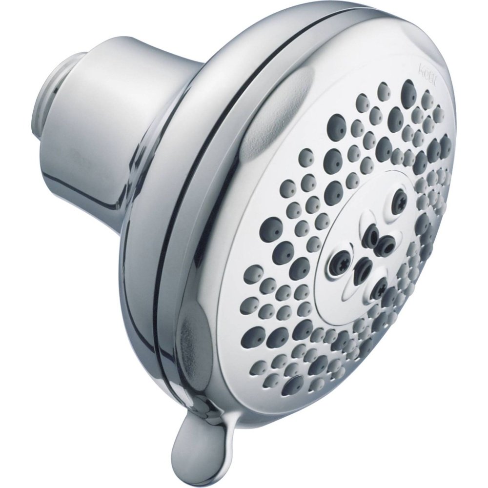 Moen 3855EP Five Function 4-Inch Diameter Eco-Performance Showerhead, Chrome