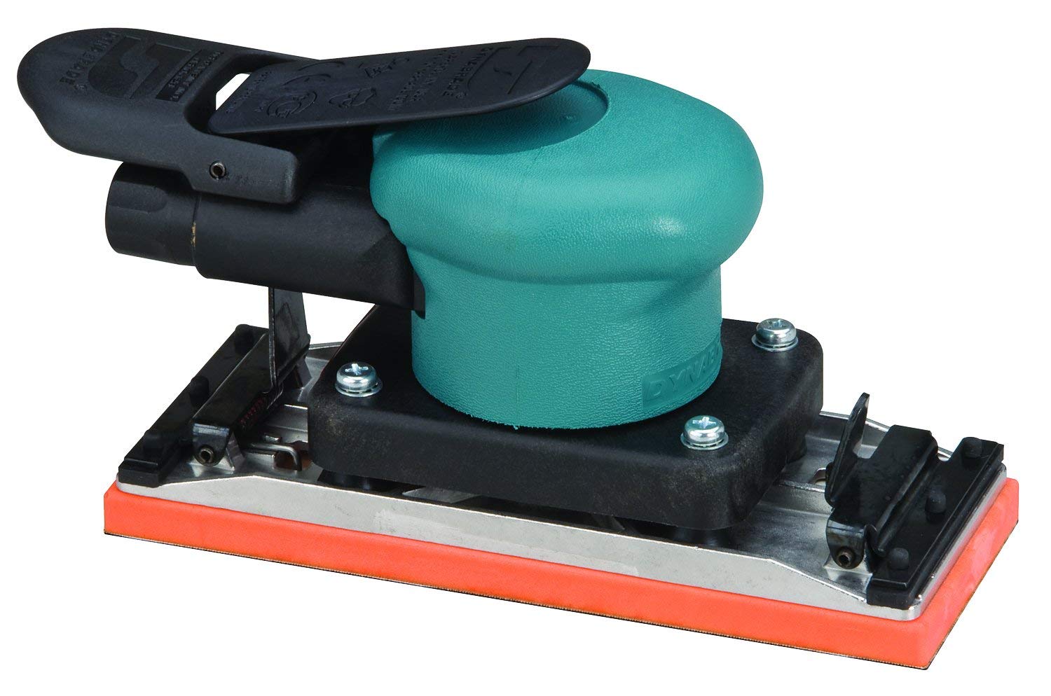 Dynabrade 58507: 2-3/4" (70 Mm) W X 7" (178 Mm) L Dynabug Ii Orbital Sander, Non-Vacuum With Clips