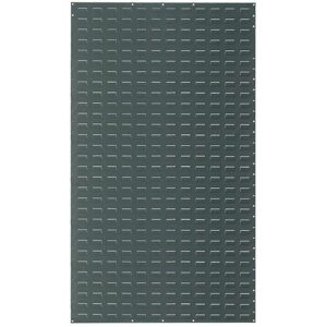 Global Industrial Steel Louvered Wall Panel Without Bins, 36x61