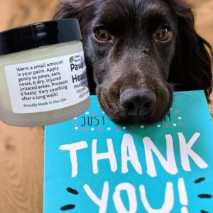 Urban ReLeaf Paws & Pups Silk! Heal, Protect Pets, Dry, Injured, Hot & Raw Spots. Gentle 100% Natural Dog Salve! Shea. Softens Skin & Fur! Relief for Crusty Noses, Torn Pads.