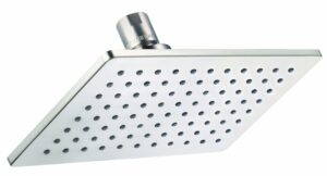 danze d460059bn mono chic single function showerhead, 2.0 gpm, 5-inch x 8-inch, brushed nickel