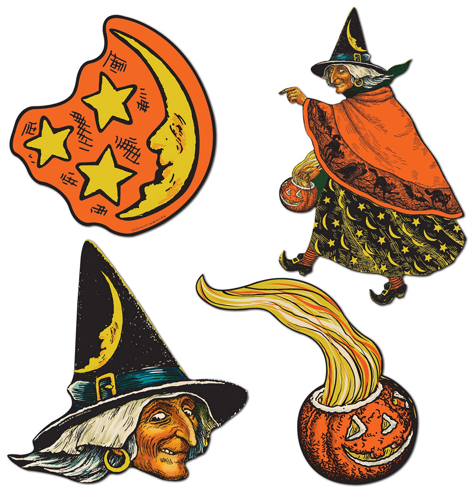 Beistle Vintage Halloween Cutouts