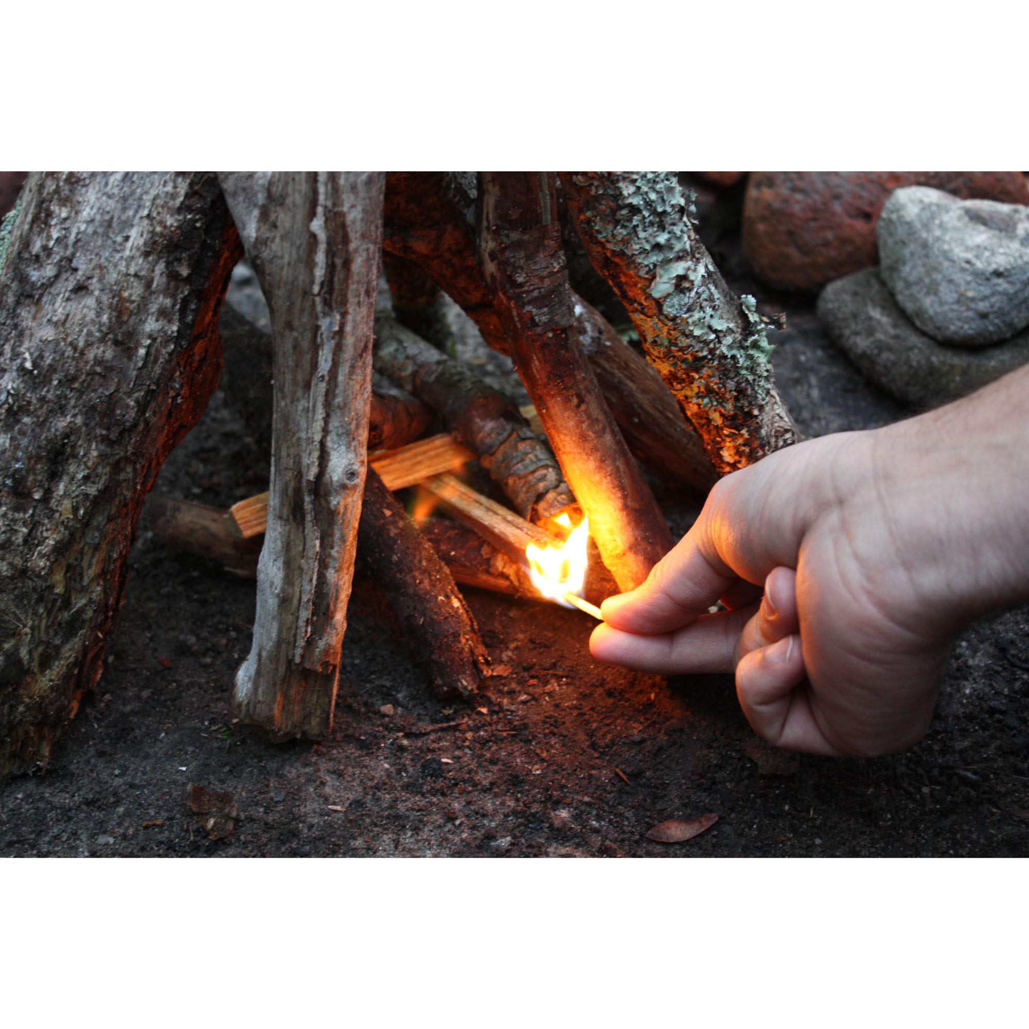 Better Wood Products 1 Pack Fatwood Fire Starter Sticks, Fireplace & Campfires, 50 Lbs