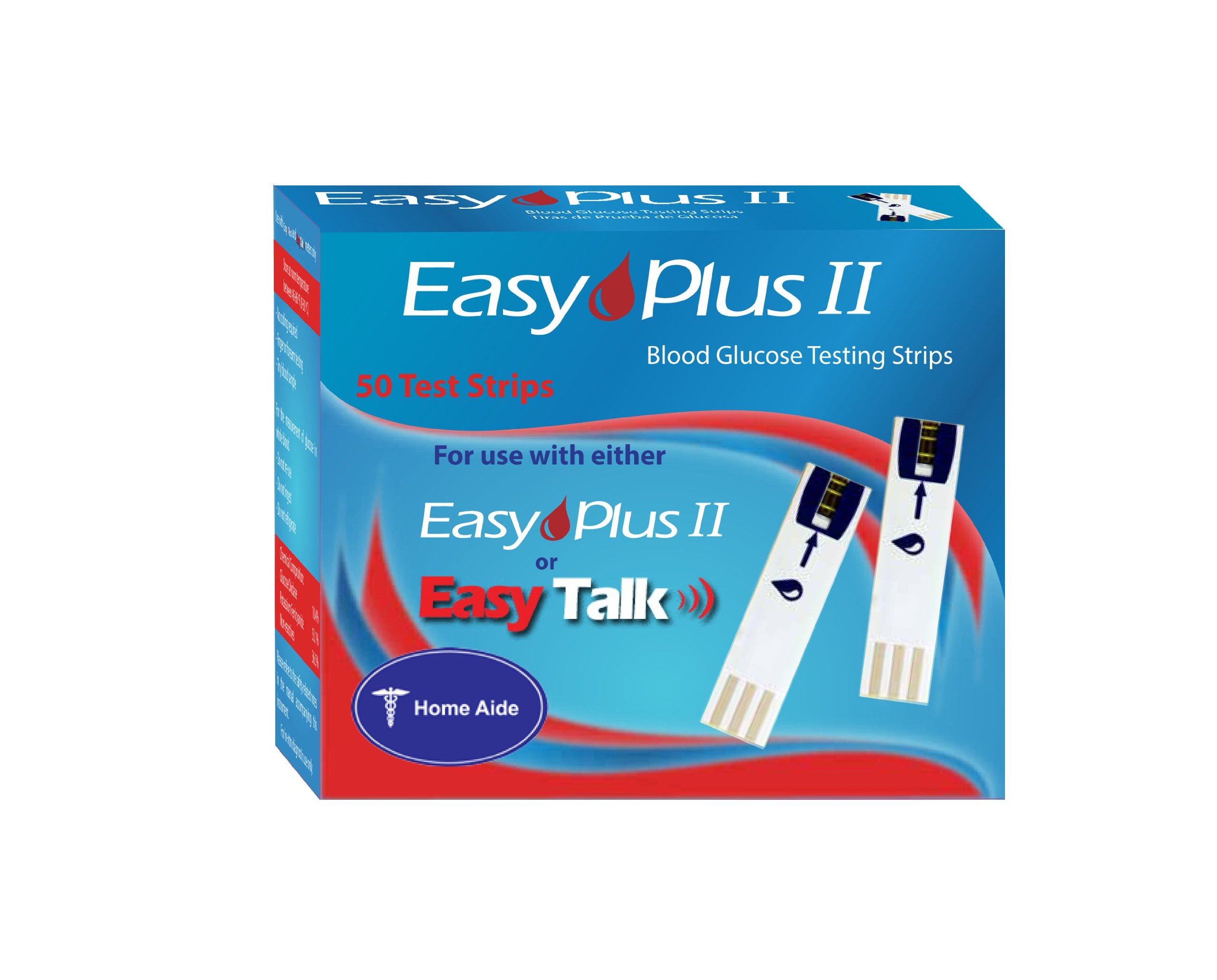 Easy Plus II Blood Glucose Test Strips