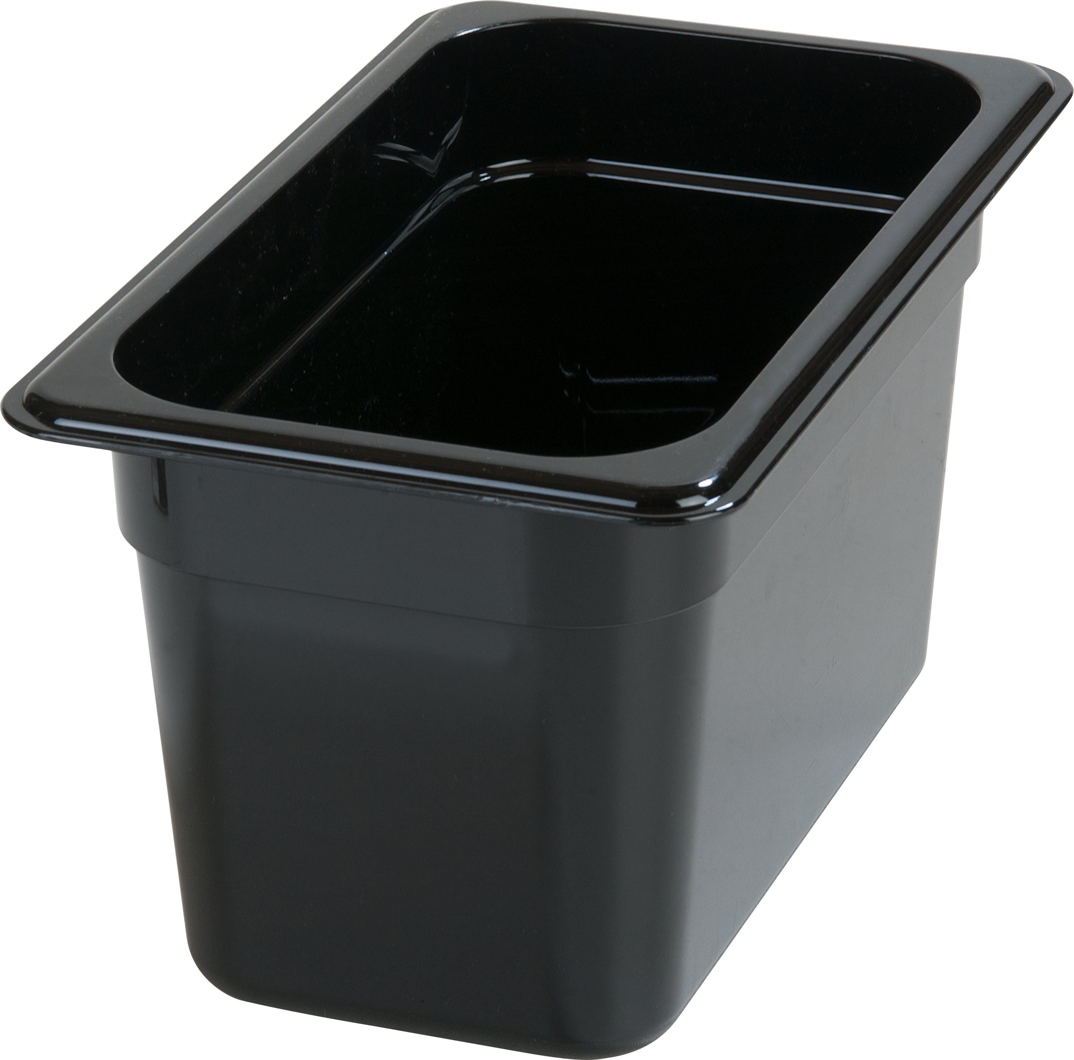 Carlisle FoodService Products 3088203 StorPlus High Heat Food Pan, 6" Deep, Quarter Size, Black