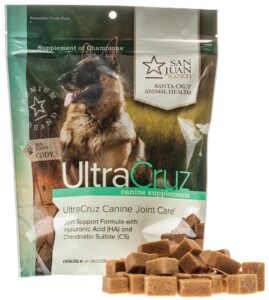 ultracruz canine joint supplement for dogs, 60 tasty chews