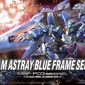 Bandai Hobby #57 HG Gundam Astray Blue Frame Second L Model Kit, 1/144 Scale