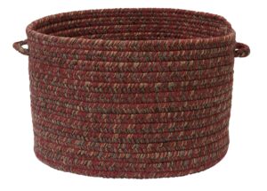 colonial mills hayward utility basket, 14 by 10-inch, berry