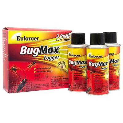 Enforcer BugMax Fogger - 2 oz (Case of 36) - EBMFOG2 - Keeps Killing German Cockroaches for 12 Weeks on Impervious Surfaces