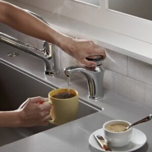 InSinkErator Invite Contour Instant Hot Water Dispenser System - Faucet & Tank, Chrome, H-CONTOUR-SS