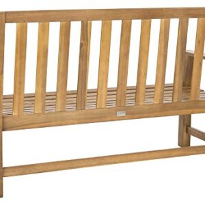 Safavieh Patio Collection Edwin Adirondack Acacia Wood Bench