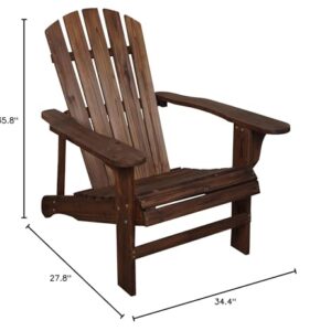 Leigh Country Char-Log Adirondack Chair