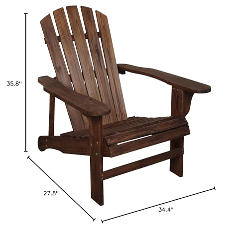 Leigh Country Char-Log Adirondack Chair