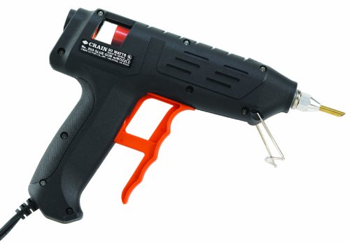 Crain 203 Black Glue Gun and Nozzle, 80-Watts