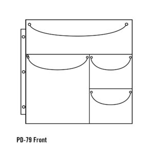 Totally-Tiffany PD79 SS Dbl 10pc ScrapRack Double Sided Duo 4x1, Clear