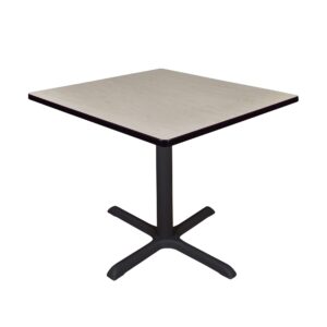 cain 36" square breakroom table- maple