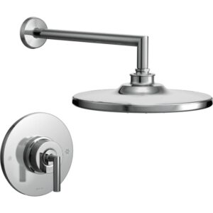 moen ts22002ep arris posi-temp pressure balancing modern shower trim kit with 10-inch eco-performance rainshower, valve required, chrome