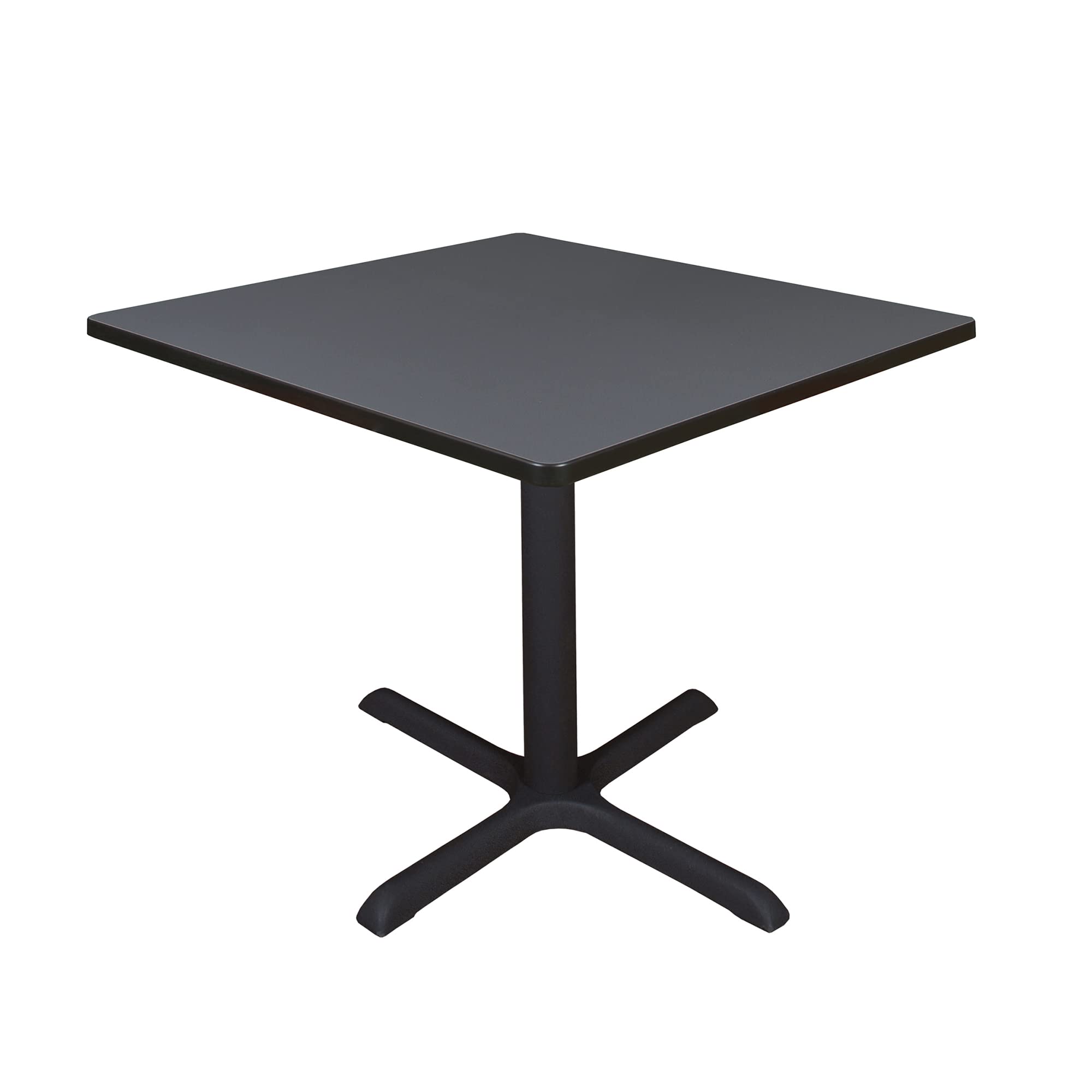 Cain 42" Square Breakroom Table- Grey