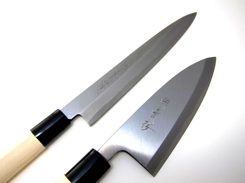 Houcho.com Yanagiba Knife & Deba Knife Set, Sakai Akanezakura