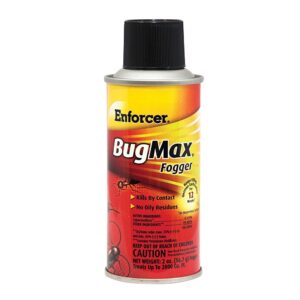 Enforcer BugMax Fogger - 2 oz (Case of 36) - EBMFOG2 - Keeps Killing German Cockroaches for 12 Weeks on Impervious Surfaces