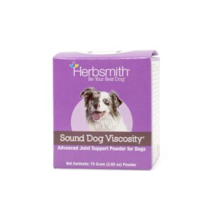 herbsmith 75g powder advanced joint support sound dog viscosity veterinarian recommended glucosamine for dogs