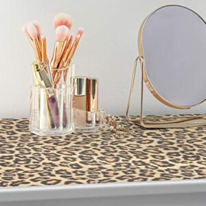 Fablon FAB12134 Leopard Adhesive Film, Neutral , Yellow